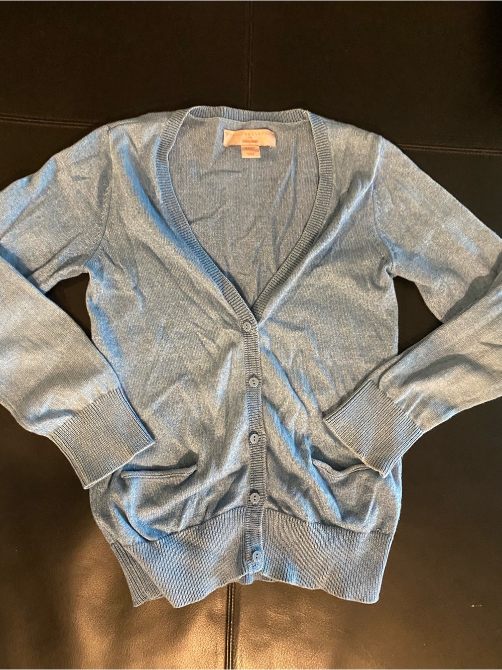 Stella McCartney babyGap girls V-Neck Button Cardigan Sweater, 100% Cotton, sz 5